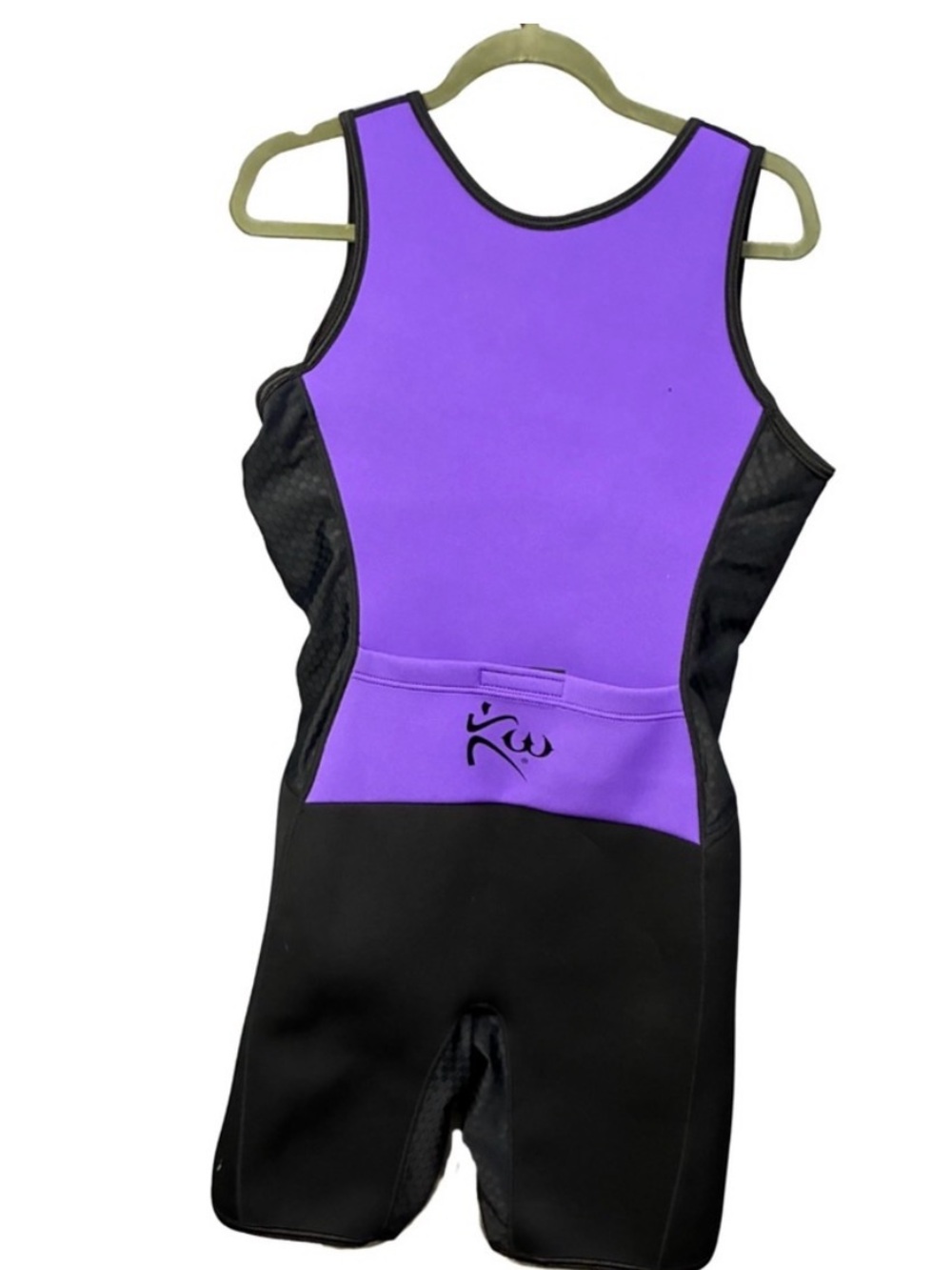 Purple and Black Neoprene Shorty Wetsuit - Front Zip - Picture 3 of 3